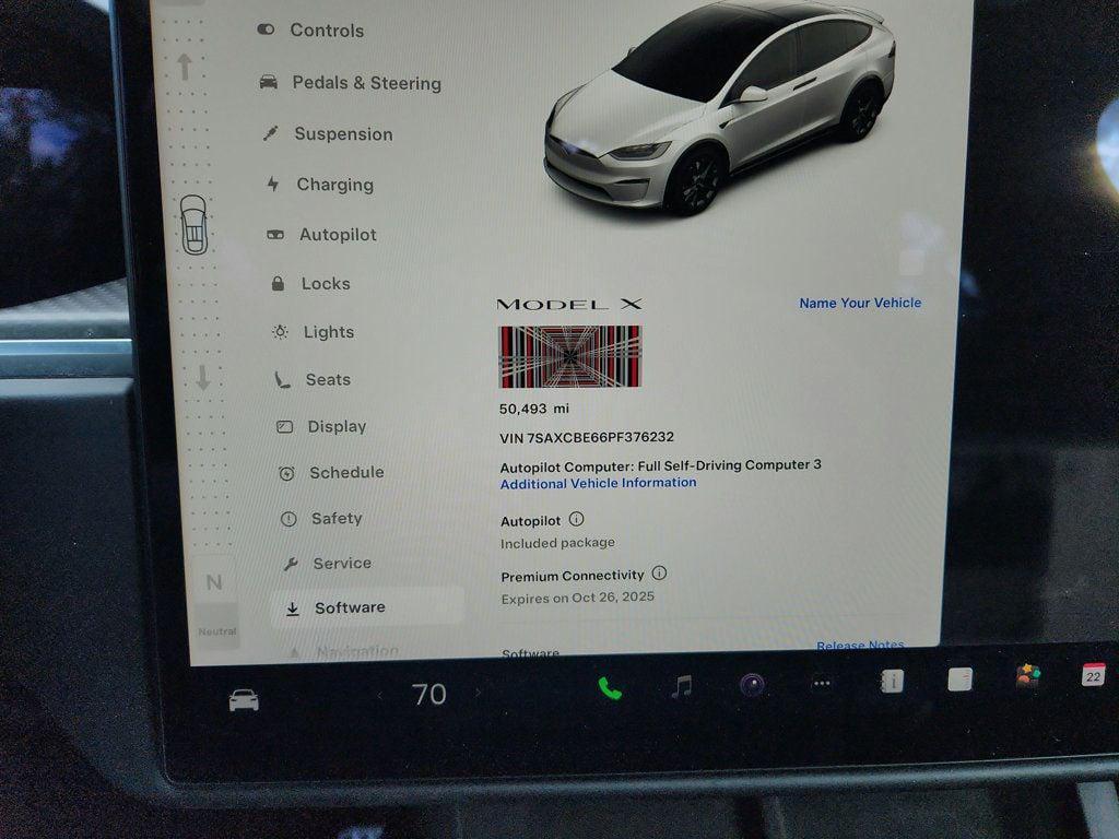 used 2023 Tesla Model X car, priced at $51,495