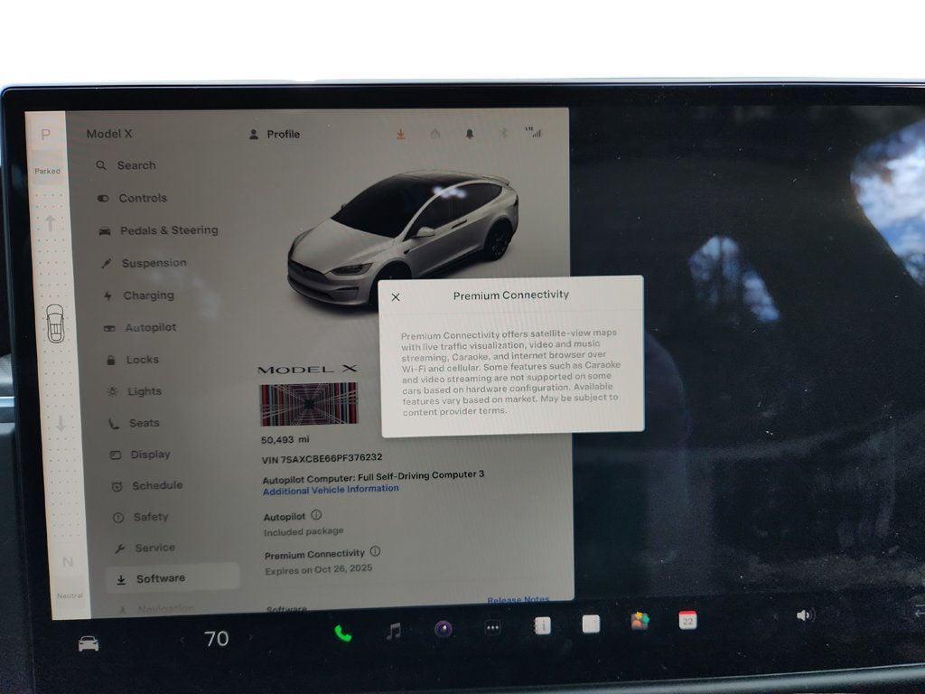 used 2023 Tesla Model X car, priced at $51,495