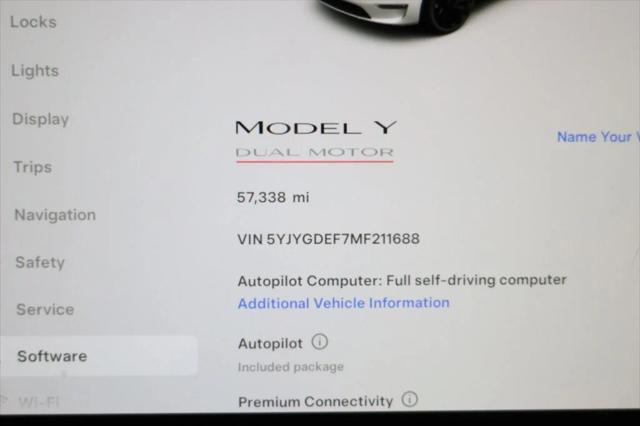 used 2021 Tesla Model Y car, priced at $27,495