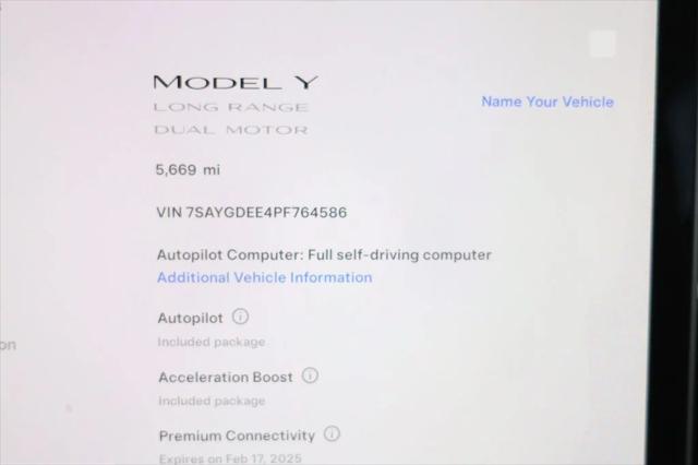 used 2023 Tesla Model Y car, priced at $28,995