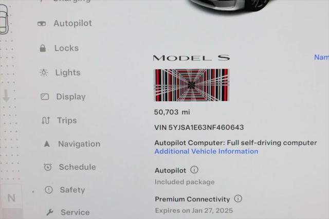 used 2022 Tesla Model S car, priced at $44,995