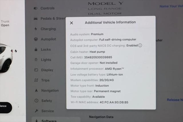 used 2023 Tesla Model Y car, priced at $30,495