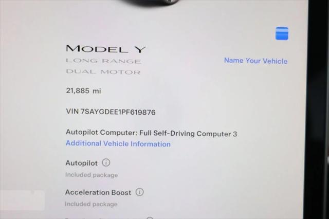 used 2023 Tesla Model Y car, priced at $28,495