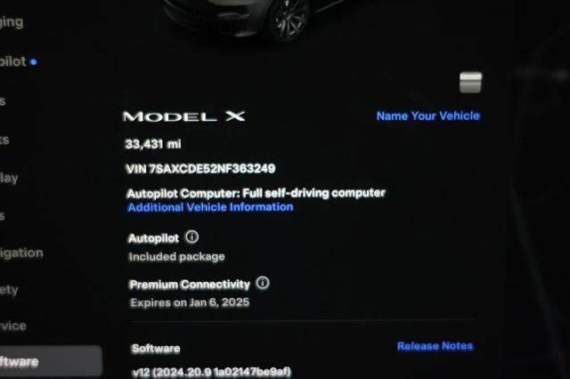 used 2022 Tesla Model X car, priced at $50,995