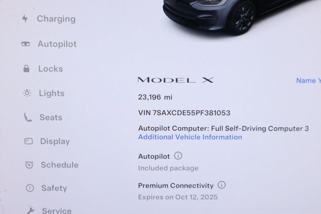 used 2023 Tesla Model X car, priced at $47,995