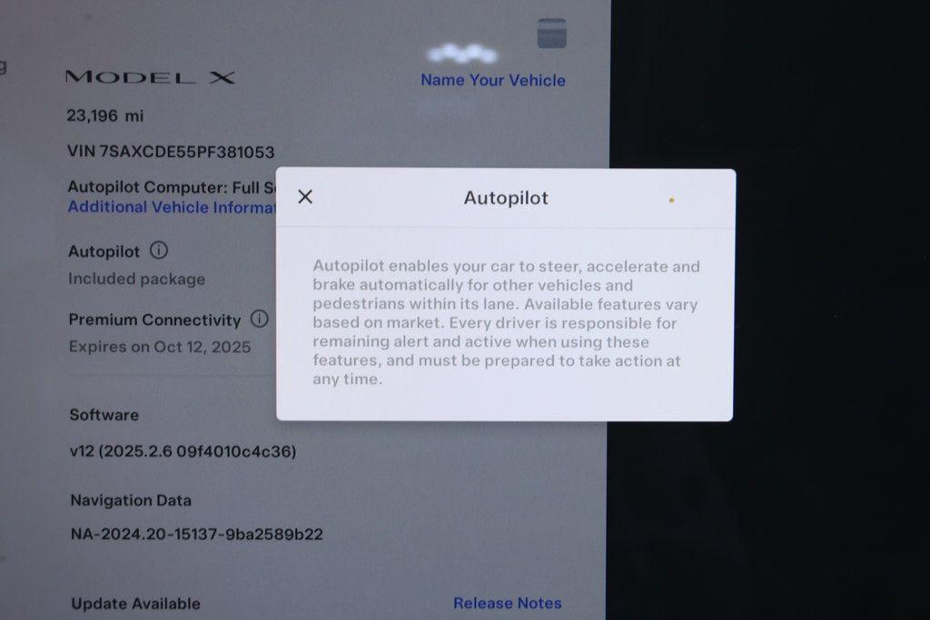 used 2023 Tesla Model X car, priced at $47,995