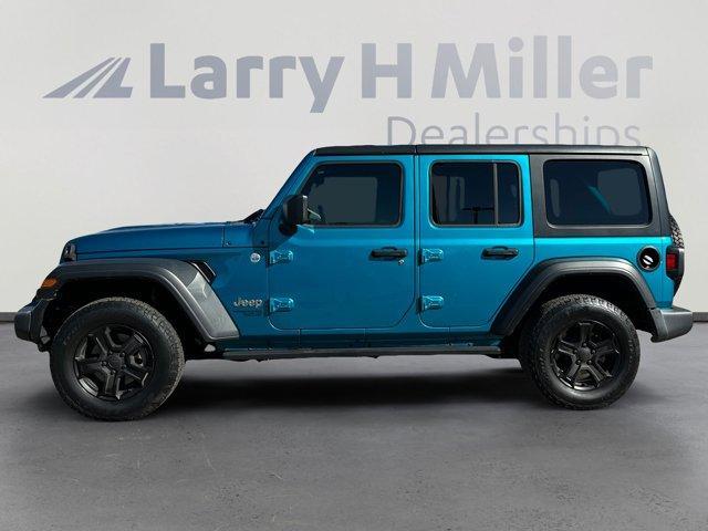 used 2020 Jeep Wrangler Unlimited car, priced at $25,817