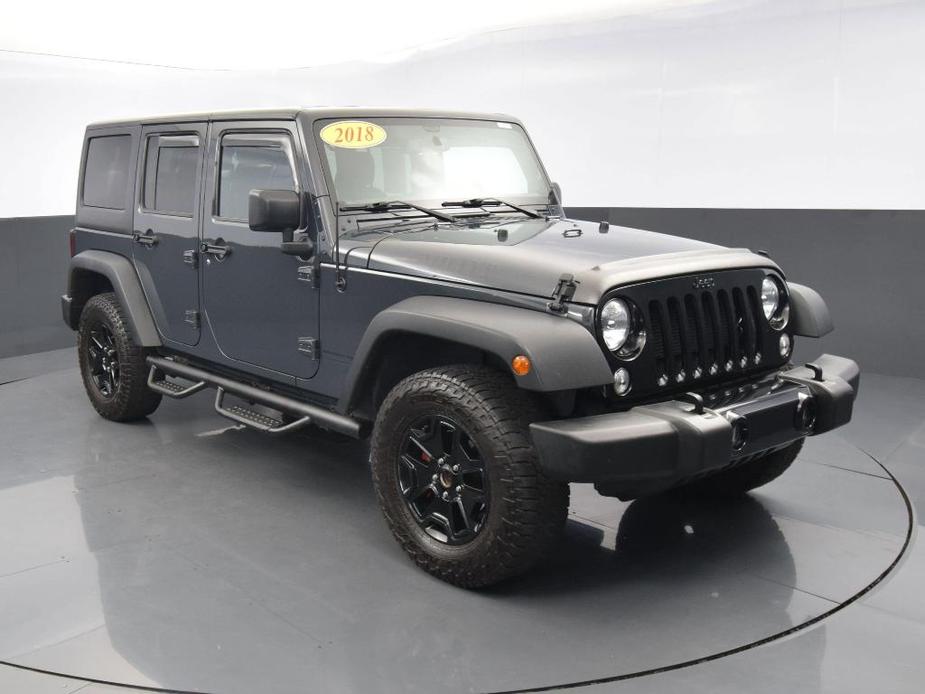 used 2018 Jeep Wrangler JK Unlimited car, priced at $25,716