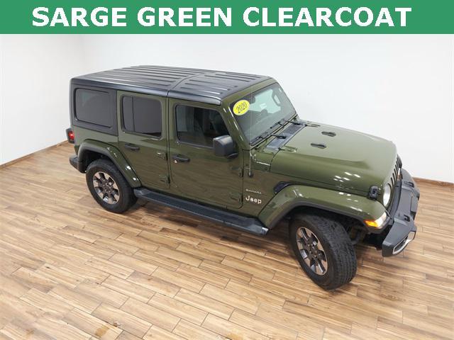 used 2020 Jeep Wrangler Unlimited car, priced at $26,892