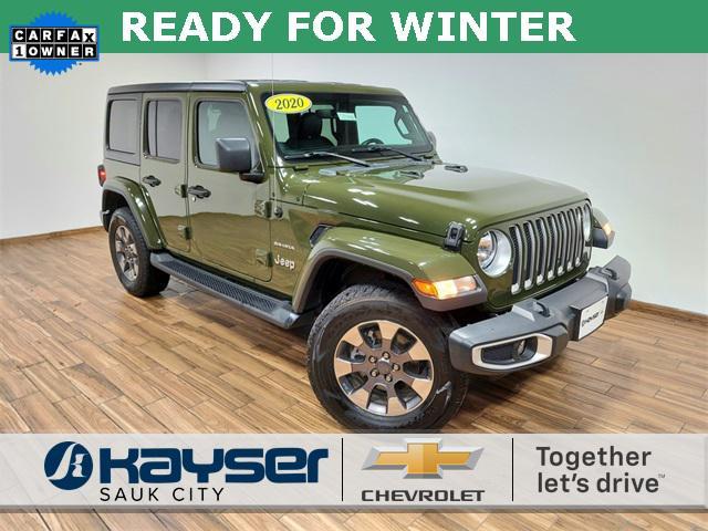 used 2020 Jeep Wrangler Unlimited car, priced at $26,892