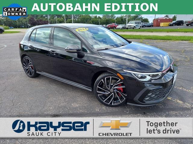 used 2024 Volkswagen Golf GTI car, priced at $34,210