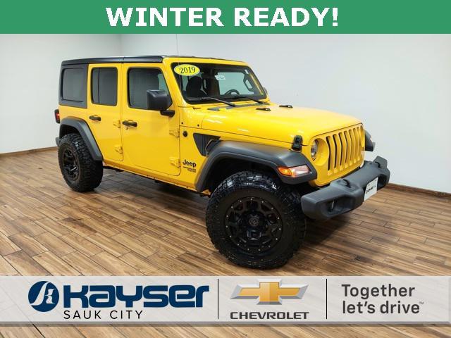 used 2019 Jeep Wrangler Unlimited car, priced at $23,599