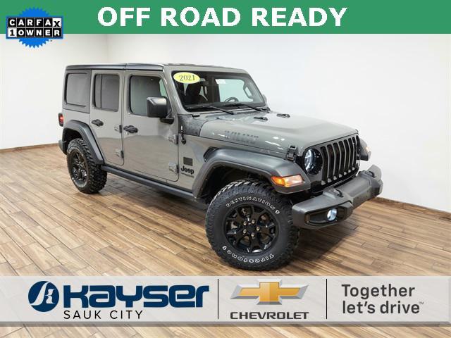 used 2021 Jeep Wrangler car, priced at $30,799