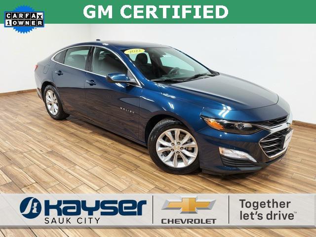 used 2022 Chevrolet Malibu car, priced at $17,916