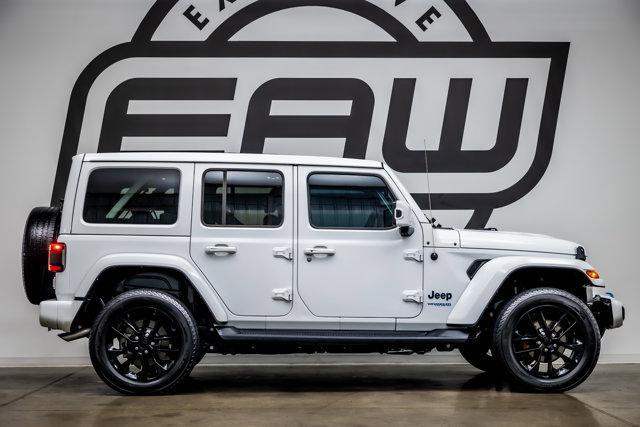 used 2021 Jeep Wrangler Unlimited 4xe car, priced at $38,517
