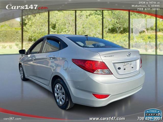 used 2016 Hyundai Accent car, priced at $5,500