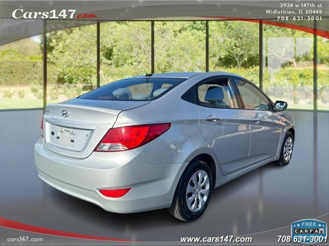 used 2016 Hyundai Accent car, priced at $5,500