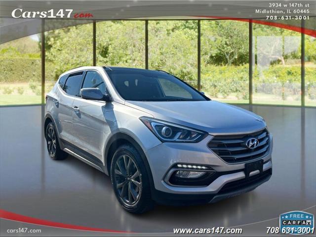 used 2017 Hyundai Santa Fe Sport car, priced at $12,500