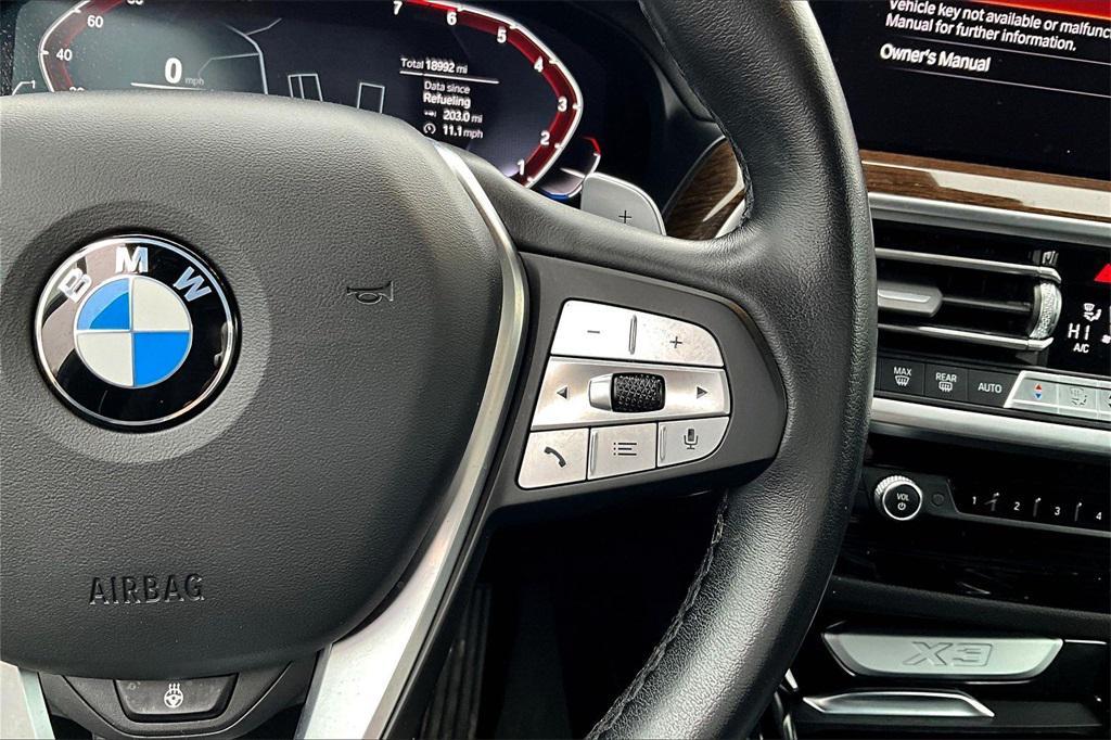 used 2022 BMW X3 car, priced at $31,995