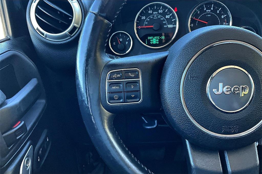 used 2014 Jeep Wrangler Unlimited car, priced at $15,495