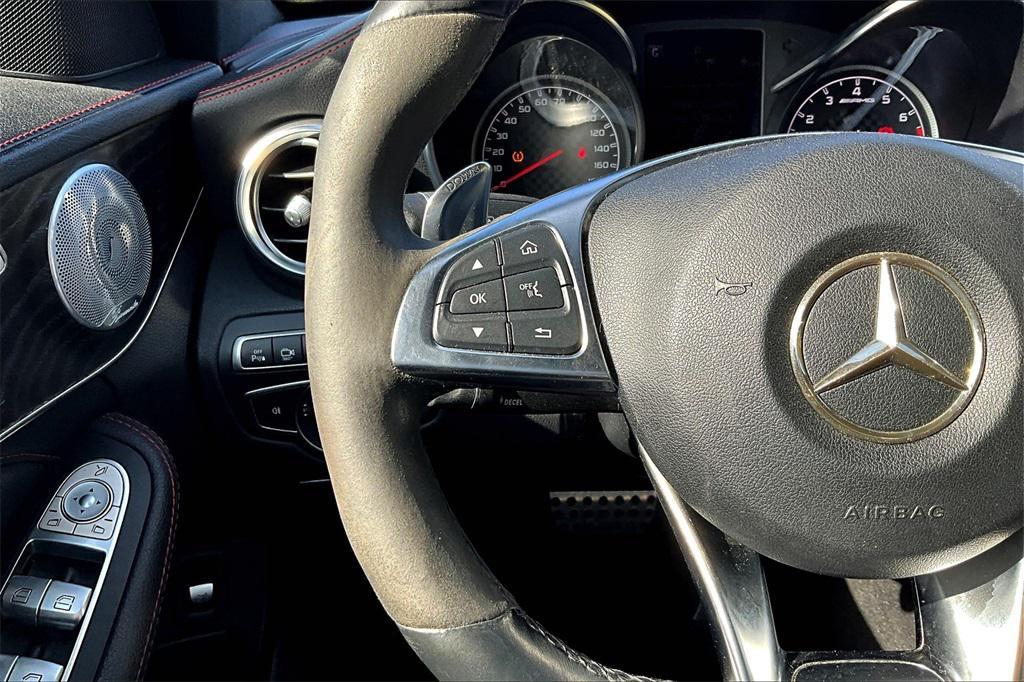 used 2018 Mercedes-Benz AMG C 43 car, priced at $24,995