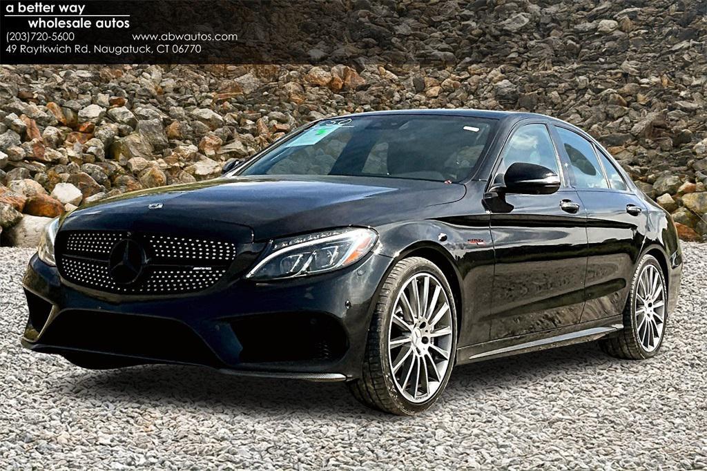 used 2018 Mercedes-Benz AMG C 43 car, priced at $25,995
