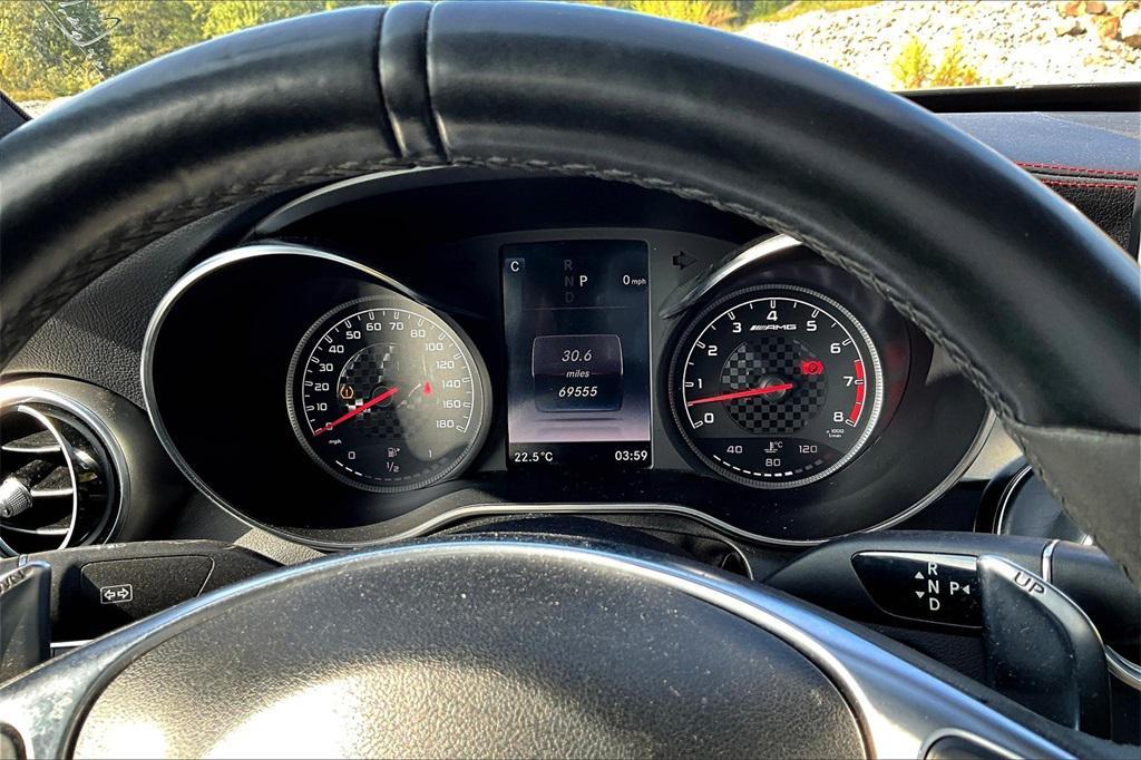 used 2018 Mercedes-Benz AMG C 43 car, priced at $24,995