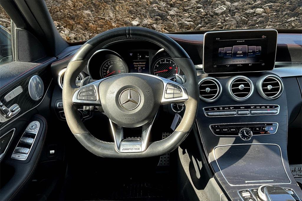 used 2018 Mercedes-Benz AMG C 43 car, priced at $24,995