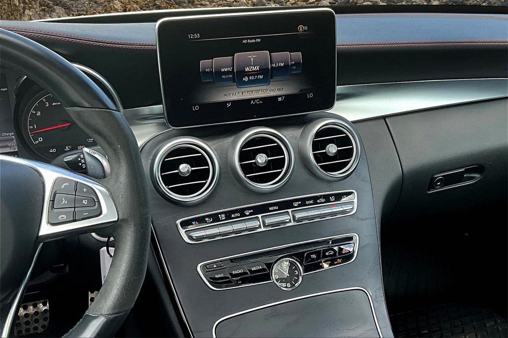 used 2017 Mercedes-Benz AMG C 43 car, priced at $28,995