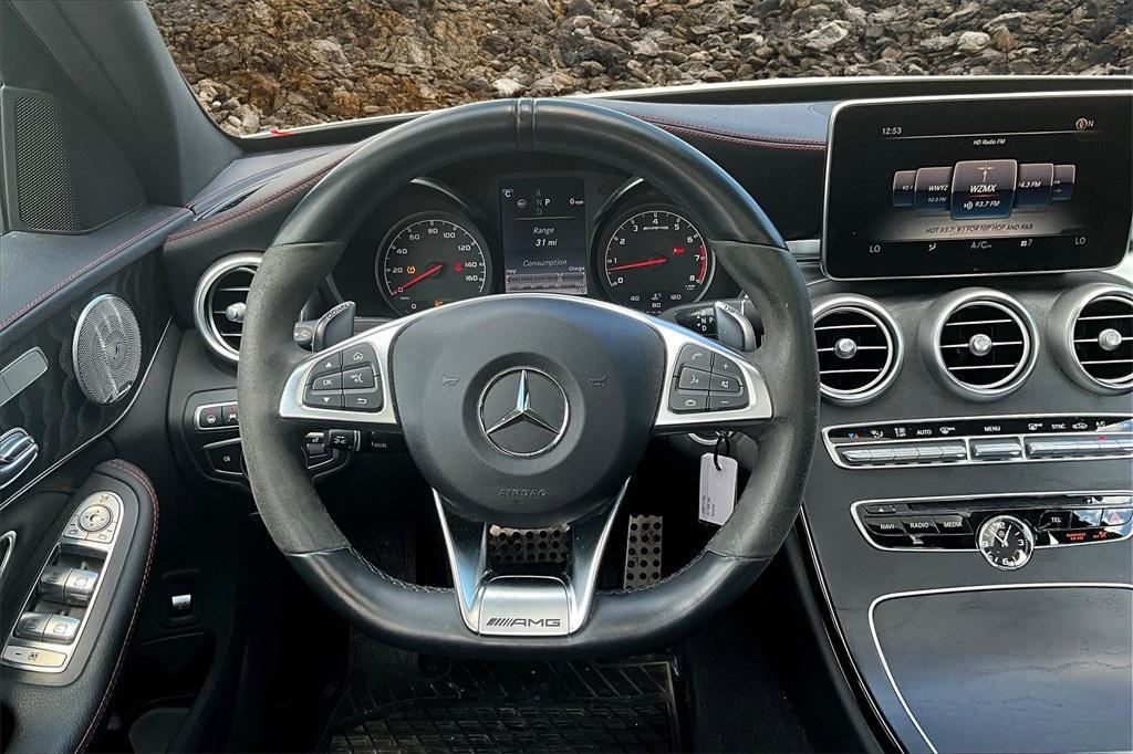 used 2017 Mercedes-Benz AMG C 43 car, priced at $28,995