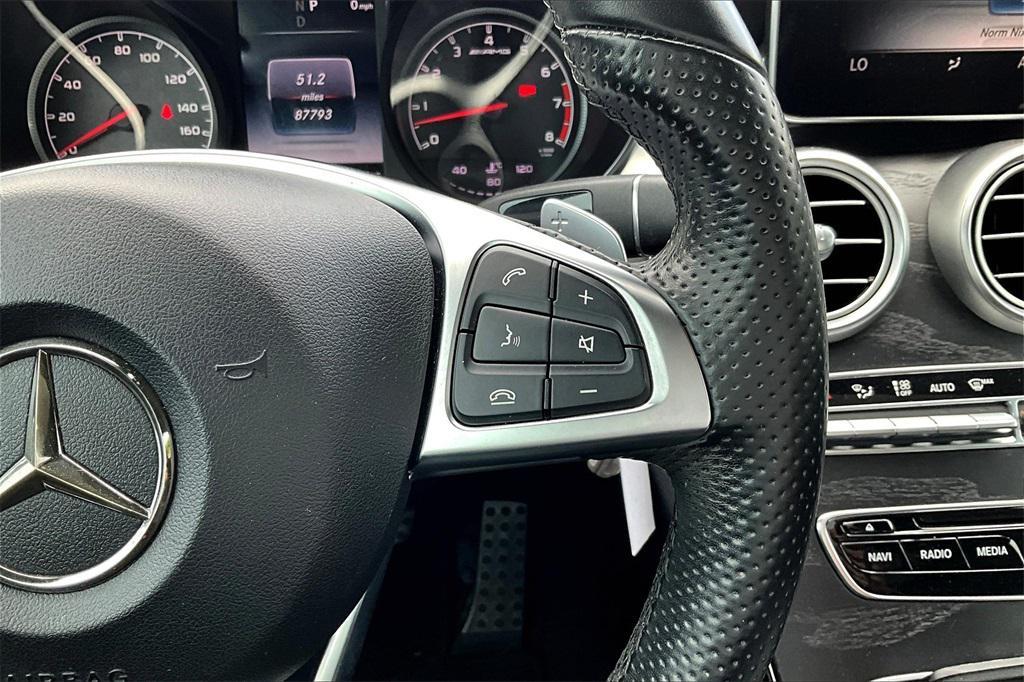 used 2017 Mercedes-Benz AMG C 43 car, priced at $22,995