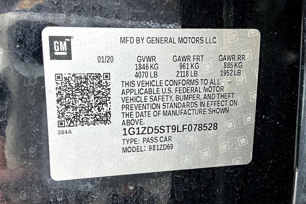 used 2020 Chevrolet Malibu car, priced at $8,995