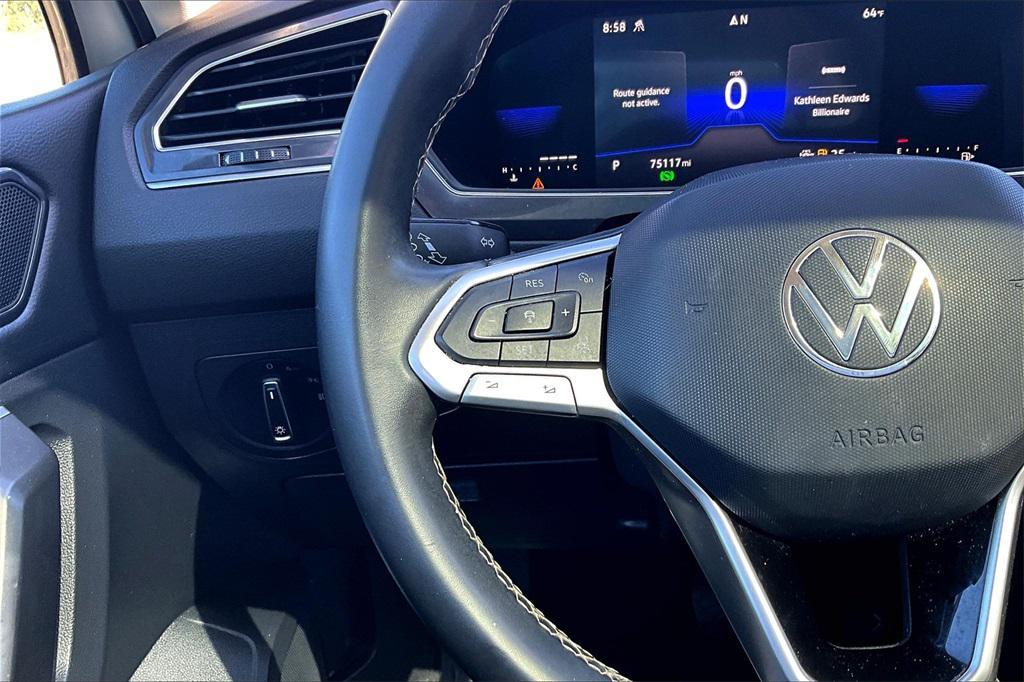 used 2022 Volkswagen Tiguan car, priced at $18,495