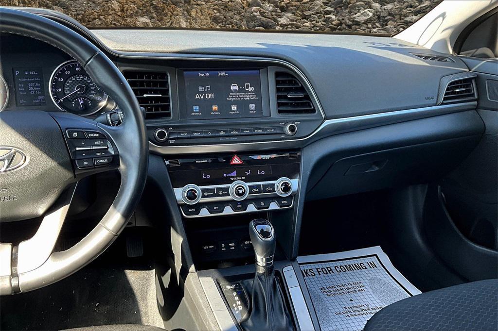 used 2019 Hyundai Elantra car, priced at $11,495