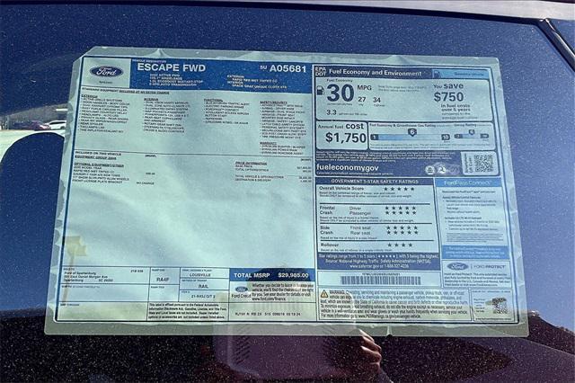 new 2025 Ford Escape car, priced at $23,905