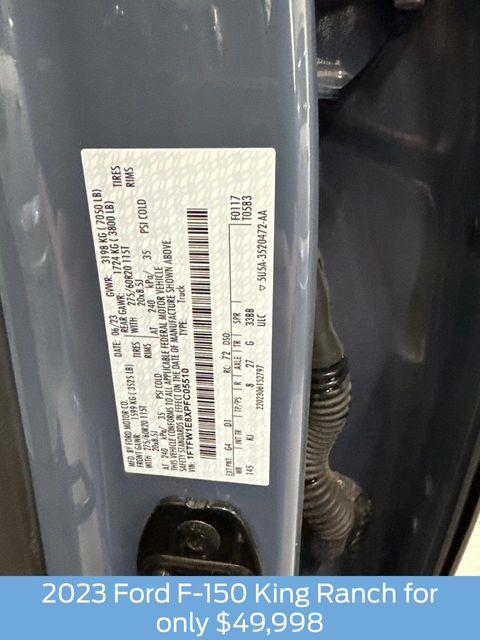 used 2023 Ford F-150 car, priced at $49,998