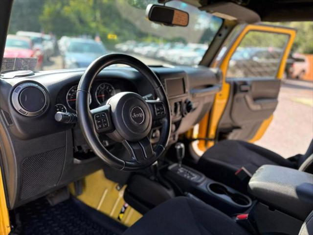 used 2015 Jeep Wrangler car, priced at $15,500