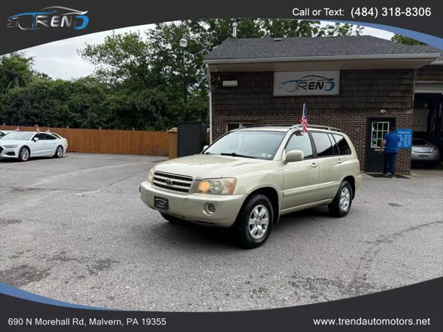 used 2003 Toyota Highlander car, priced at $6,500