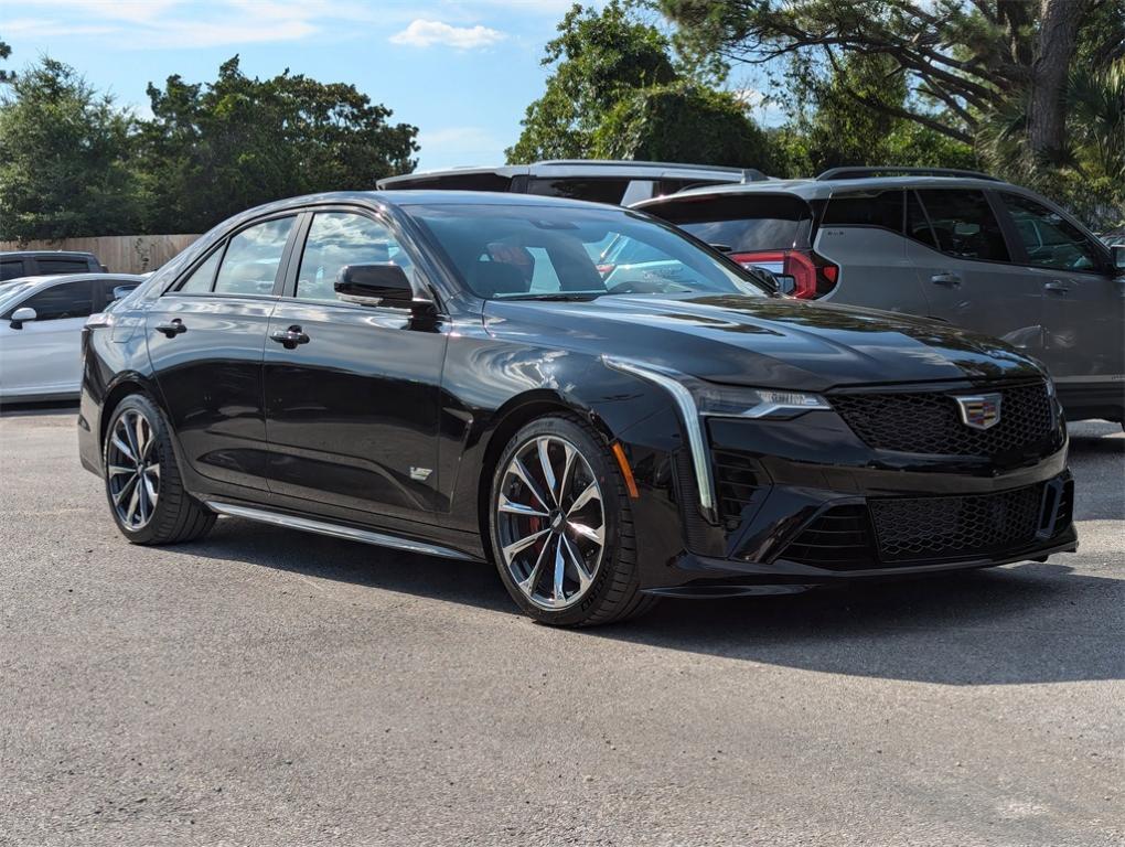 new 2025 Cadillac CT4-V car, priced at $70,835