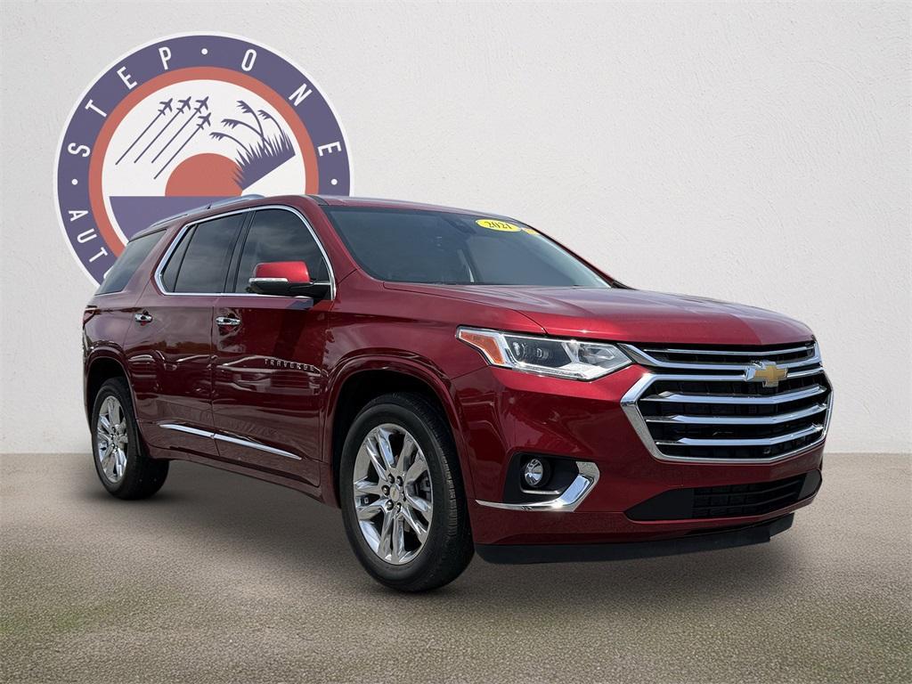 used 2021 Chevrolet Traverse car, priced at $35,222