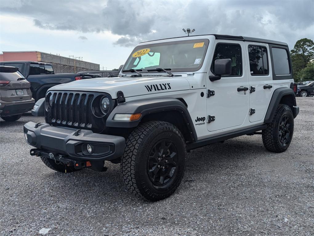 used 2022 Jeep Wrangler Unlimited car, priced at $30,874