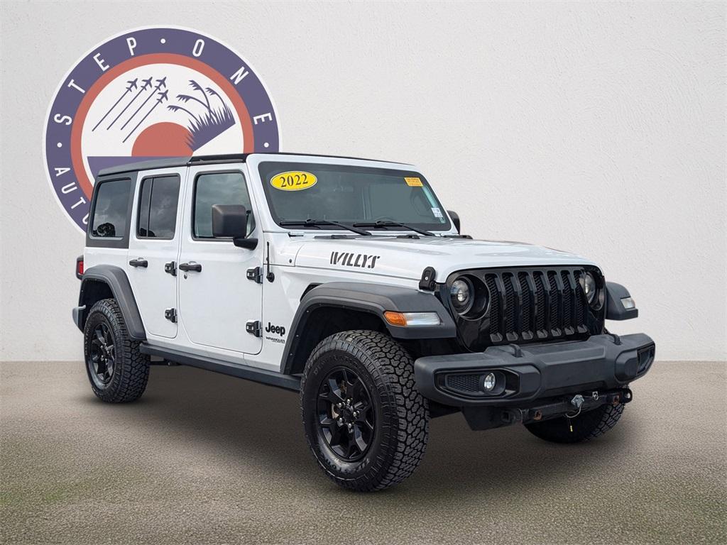 used 2022 Jeep Wrangler Unlimited car, priced at $32,435