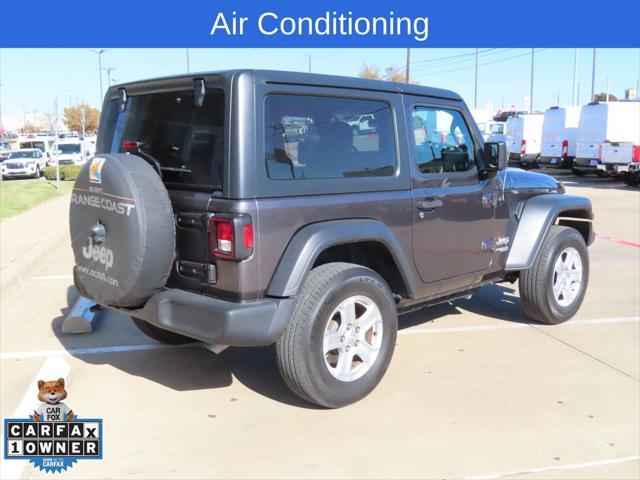 used 2020 Jeep Wrangler car, priced at $29,000