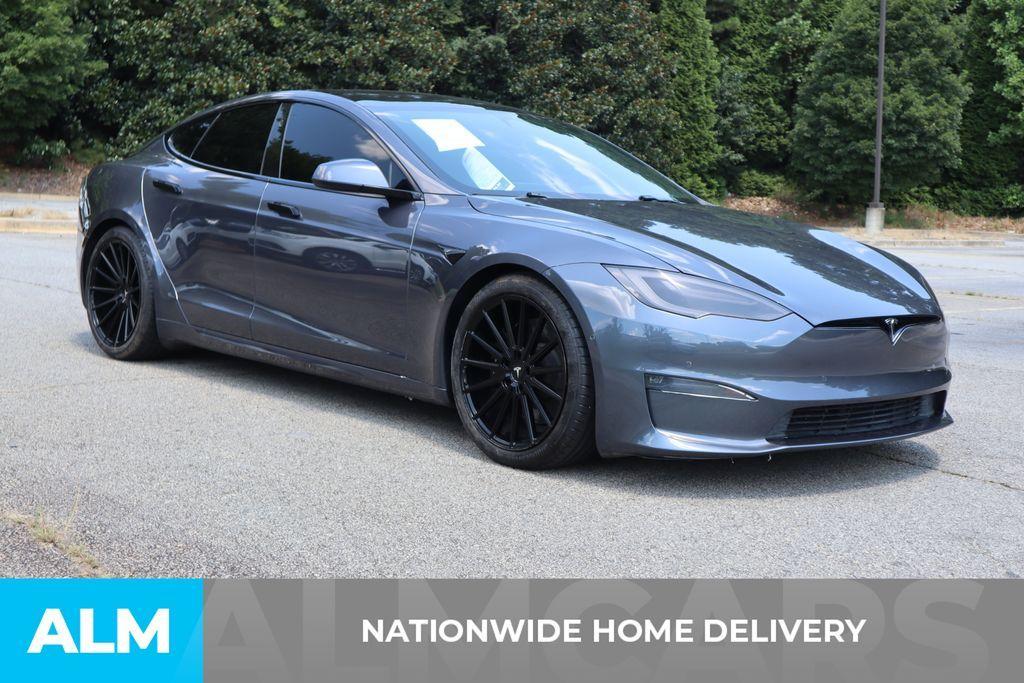 used 2021 Tesla Model S car, priced at $48,220