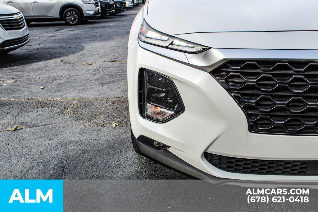 used 2019 Hyundai Santa Fe car, priced at $19,920