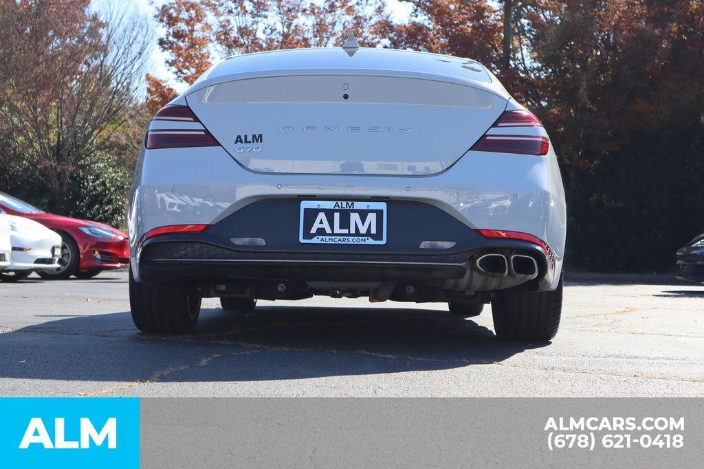 used 2023 Genesis G70 car, priced at $27,460