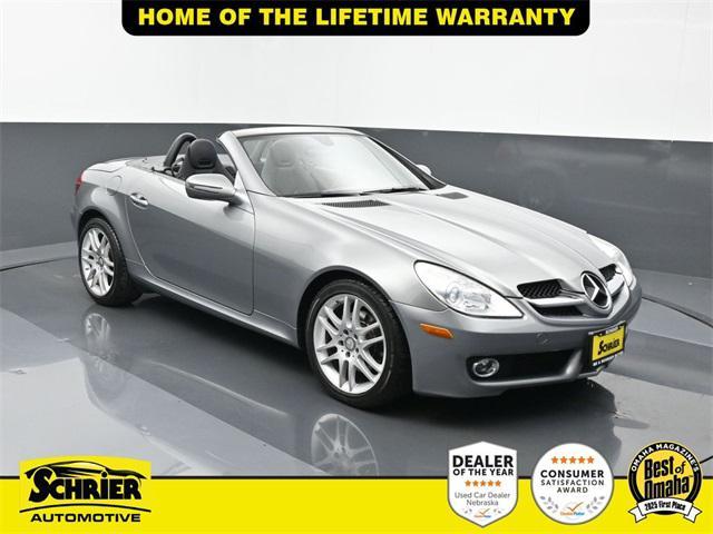 used 2009 Mercedes-Benz SLK-Class car, priced at $16,674