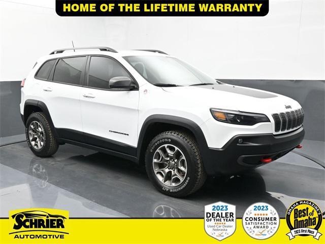used 2021 Jeep Cherokee car, priced at $27,588