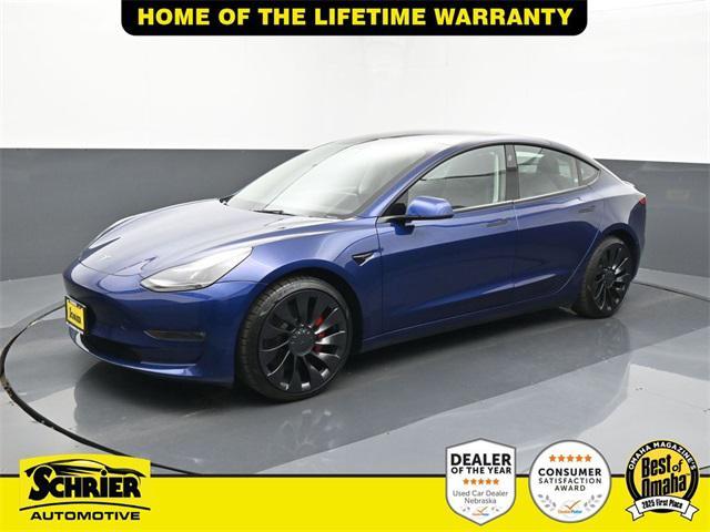 used 2023 Tesla Model 3 car, priced at $34,532