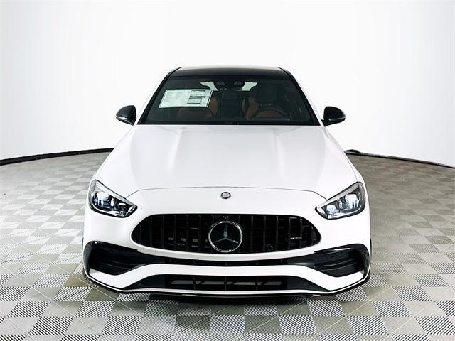 new 2024 Mercedes-Benz AMG C 43 car, priced at $78,595